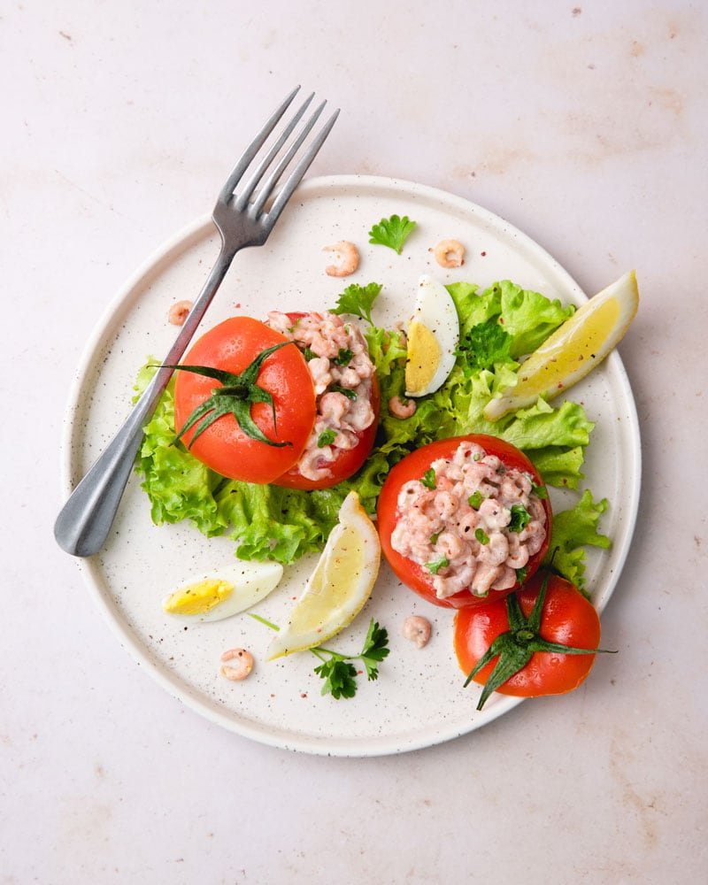 Voici la recette traditionnelle belge des tomates aux crevettes !