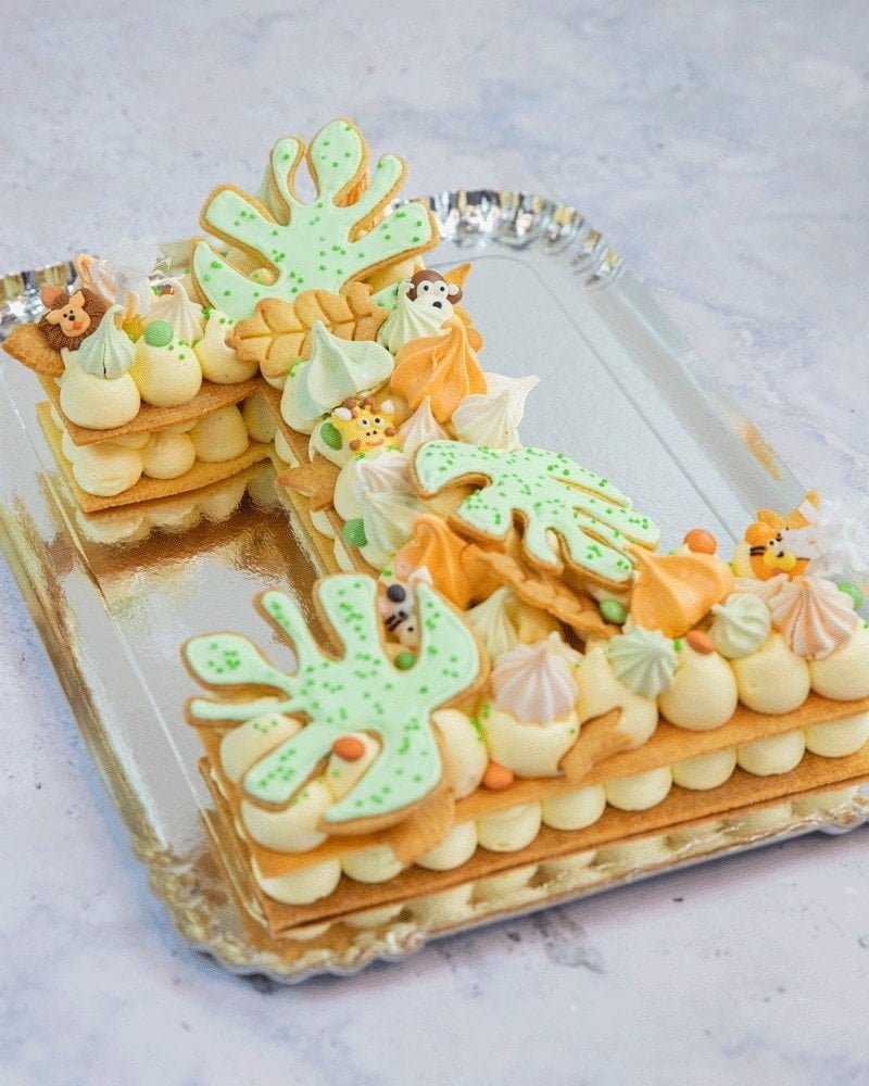 Number cake jungle