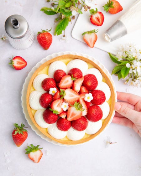 La croûte aux fraises, la version belge de la tarte aux fraises !