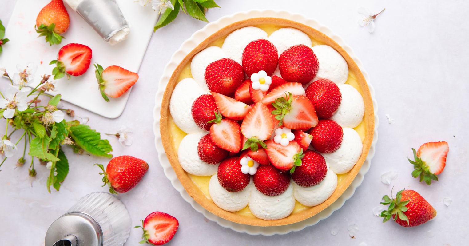 Croûte aux fraises