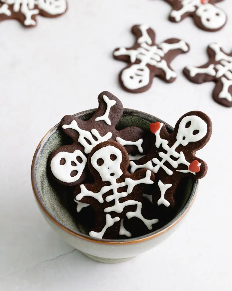 hellonelo biscuits squelettes d'Halloween