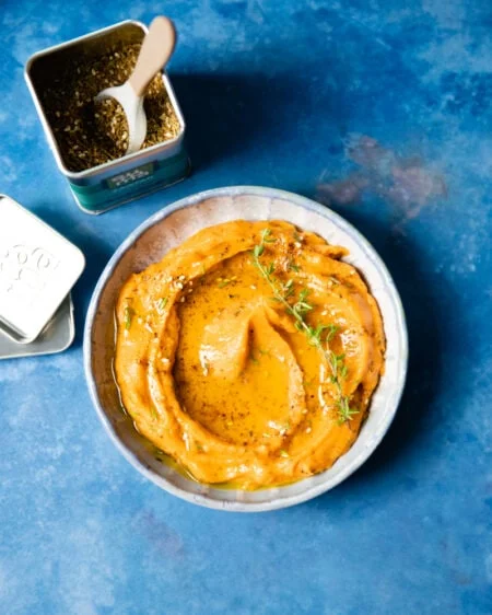 L’houmous de patate douce, la star d’un apéro sain !