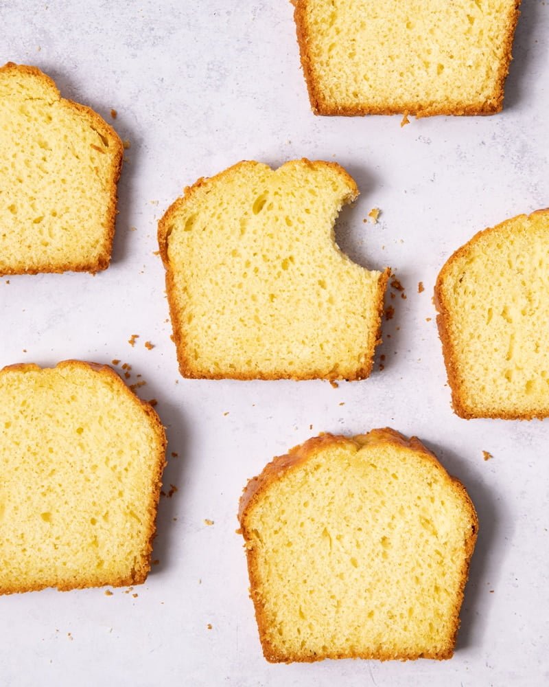 Tranches de gâteau au yaourt