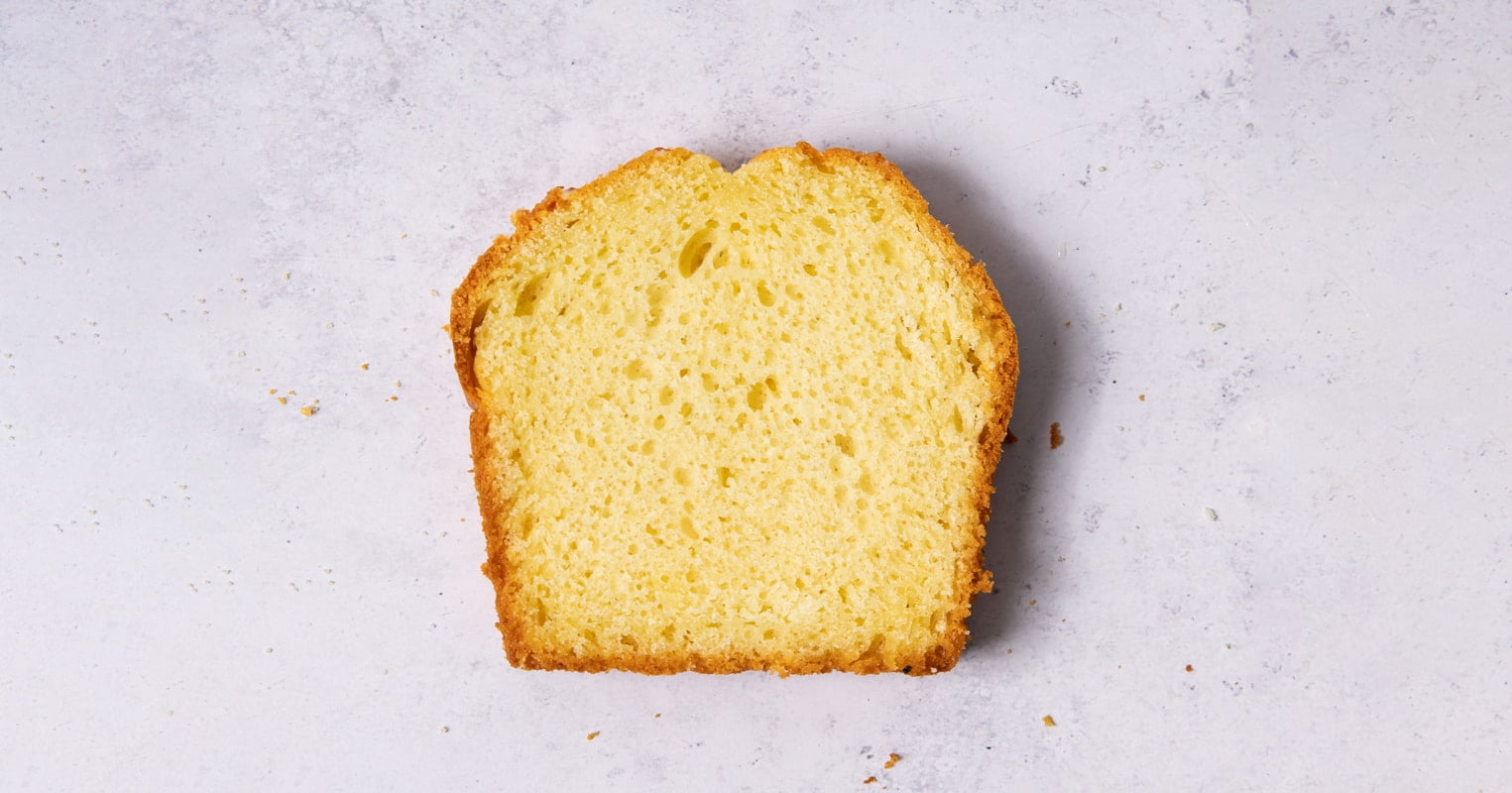 Tranche de gâteau au yaourt