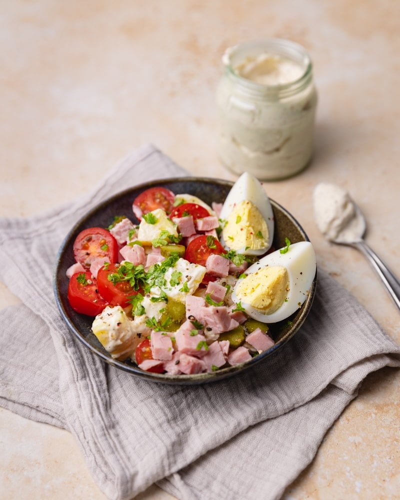 Bol de salade piémontaise