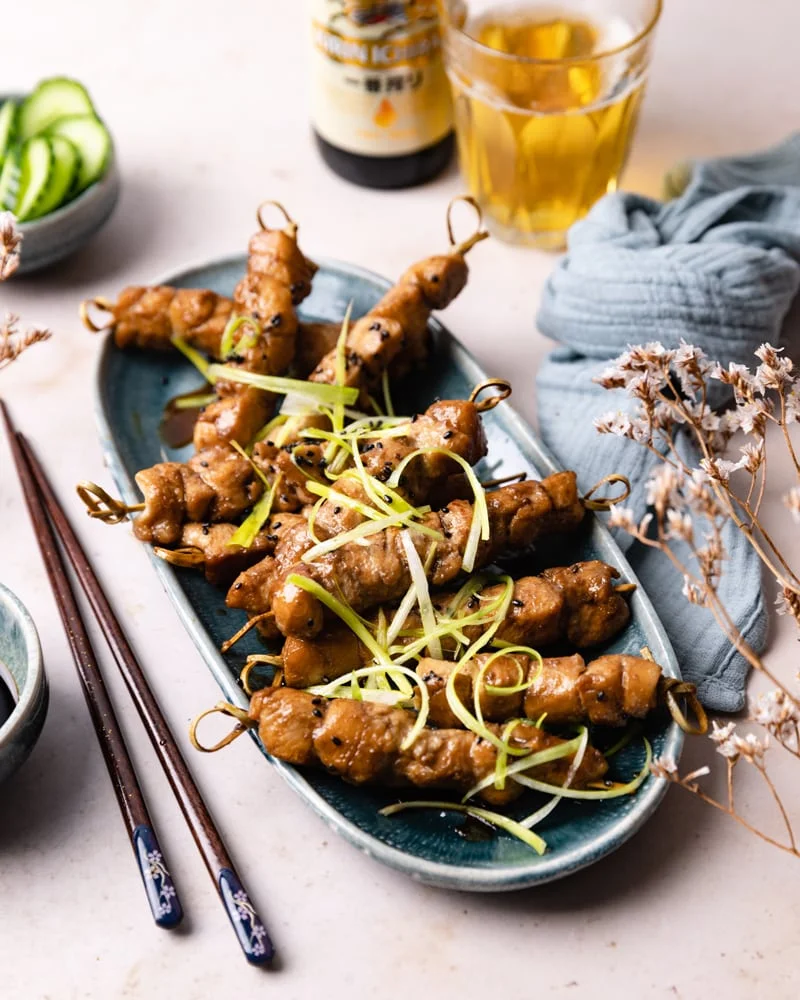 Les boules apéro jambon cru / mozzarella ultra rapides ! 2 Assiette de yakitori japonais