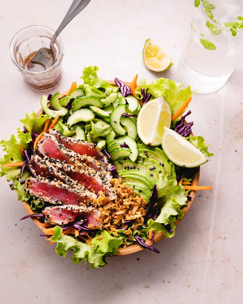 Comment préparer une salade ahi tuna comme un chef ?