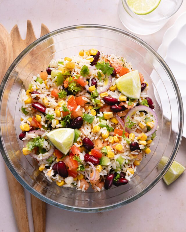 Recette de la Salade de Riz Froide à la Mexicaine hellonélo