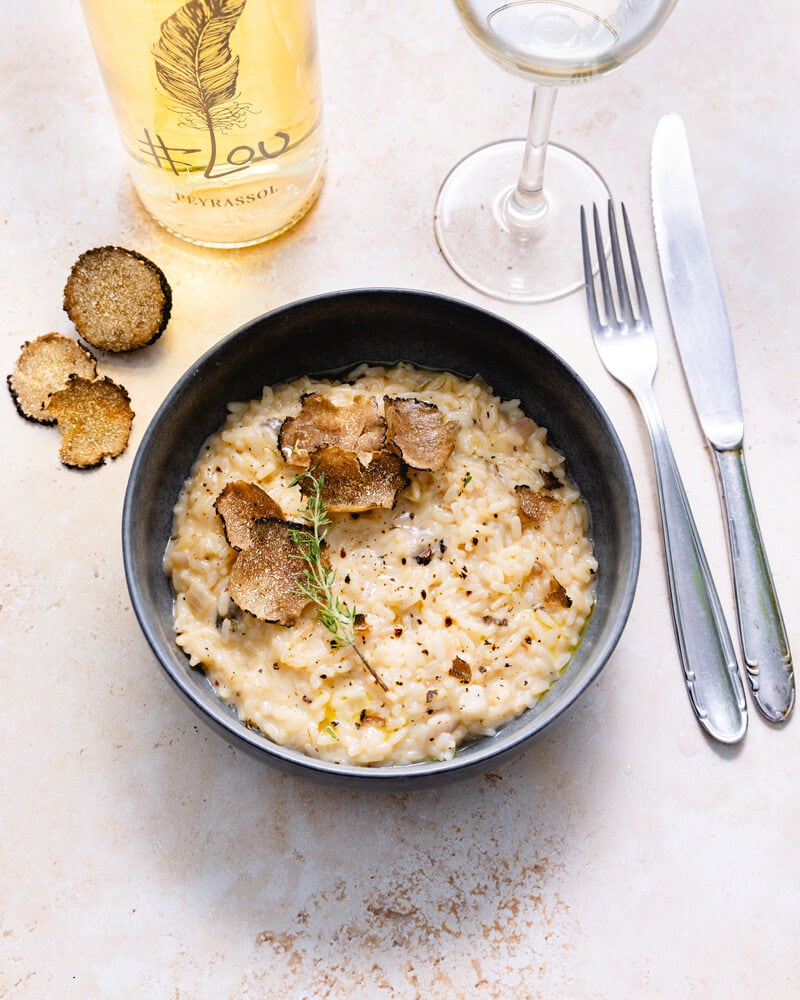 Le risotto à la truffe noire, de la magie dans votre assiette !