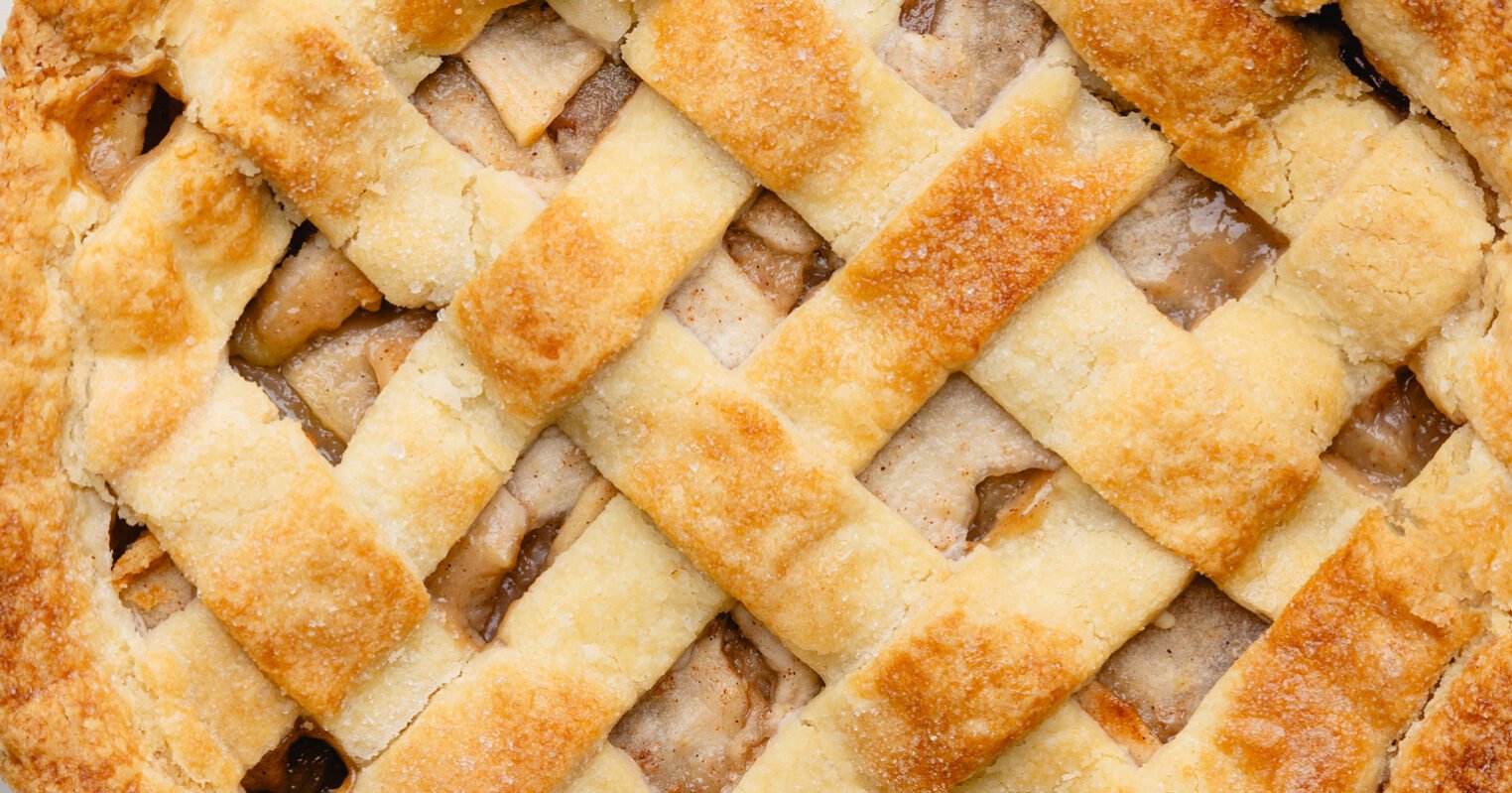 Apple pie américaine entière