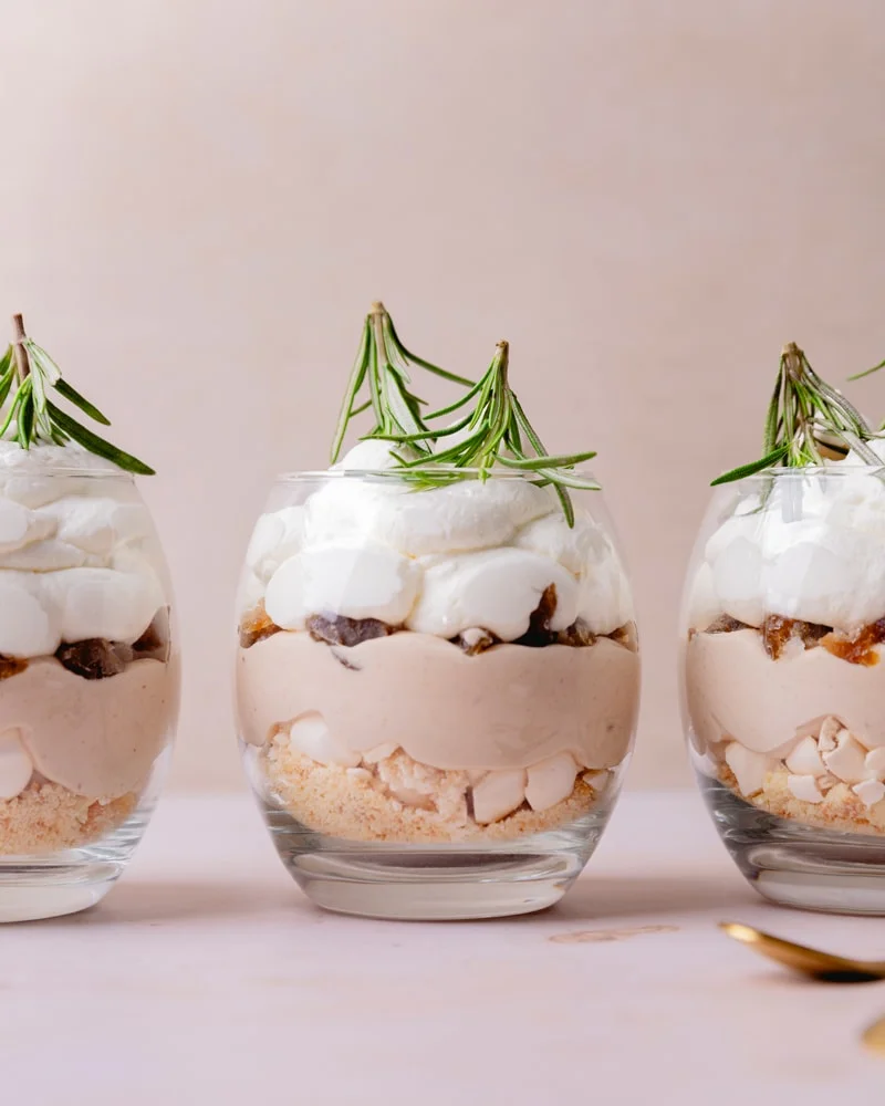 Les fantastiques crackers aux graines, cétogène et sans gluten 4 Trois trifles aux marrons