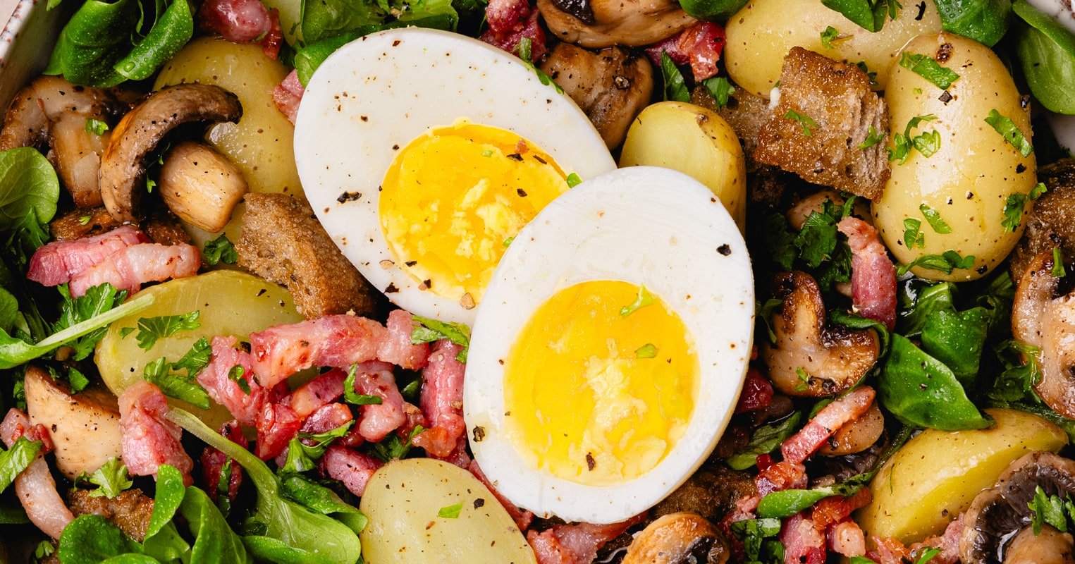Assiette de salade campagnarde