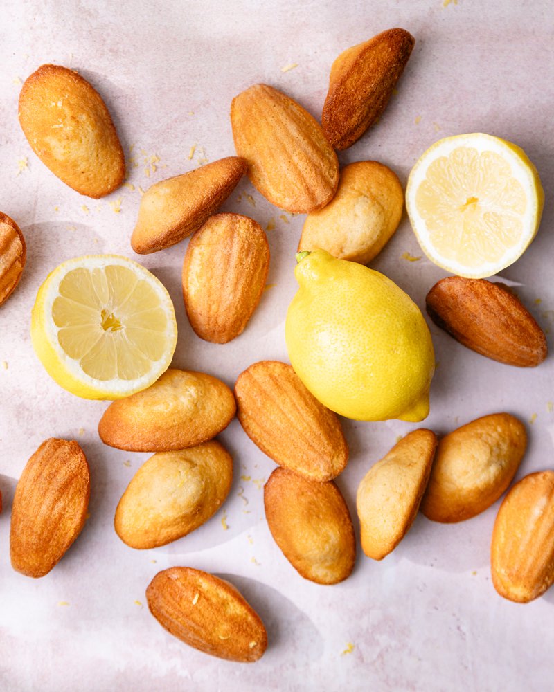 Les madeleines au citron faites-maison