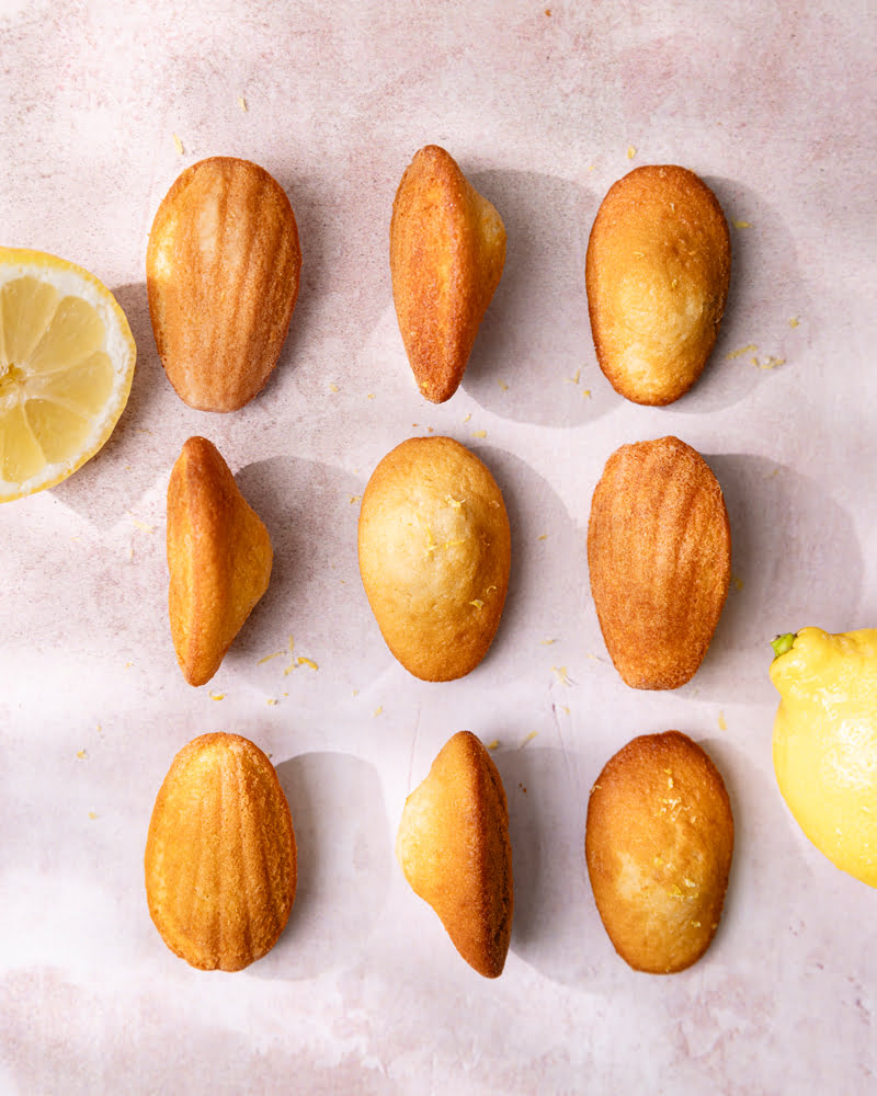 Les madeleines au citron faites-maison