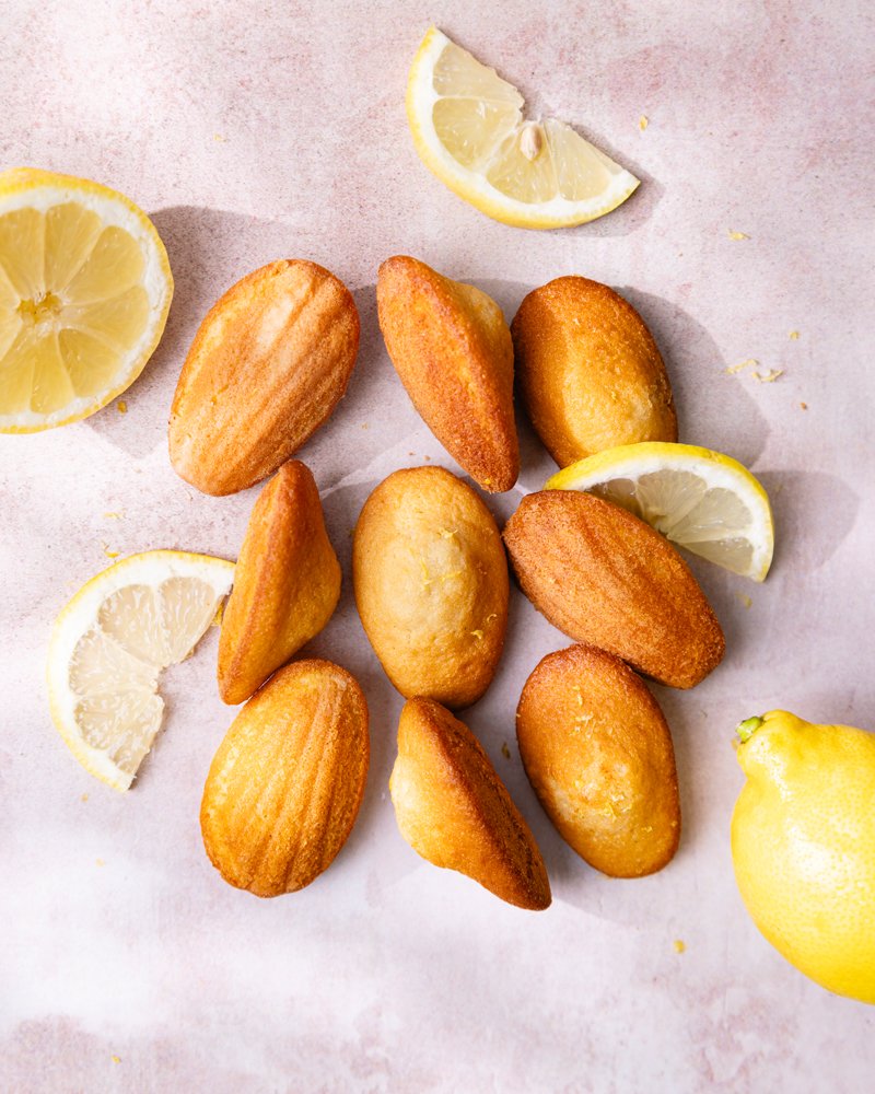 Les madeleines au citron faites-maison