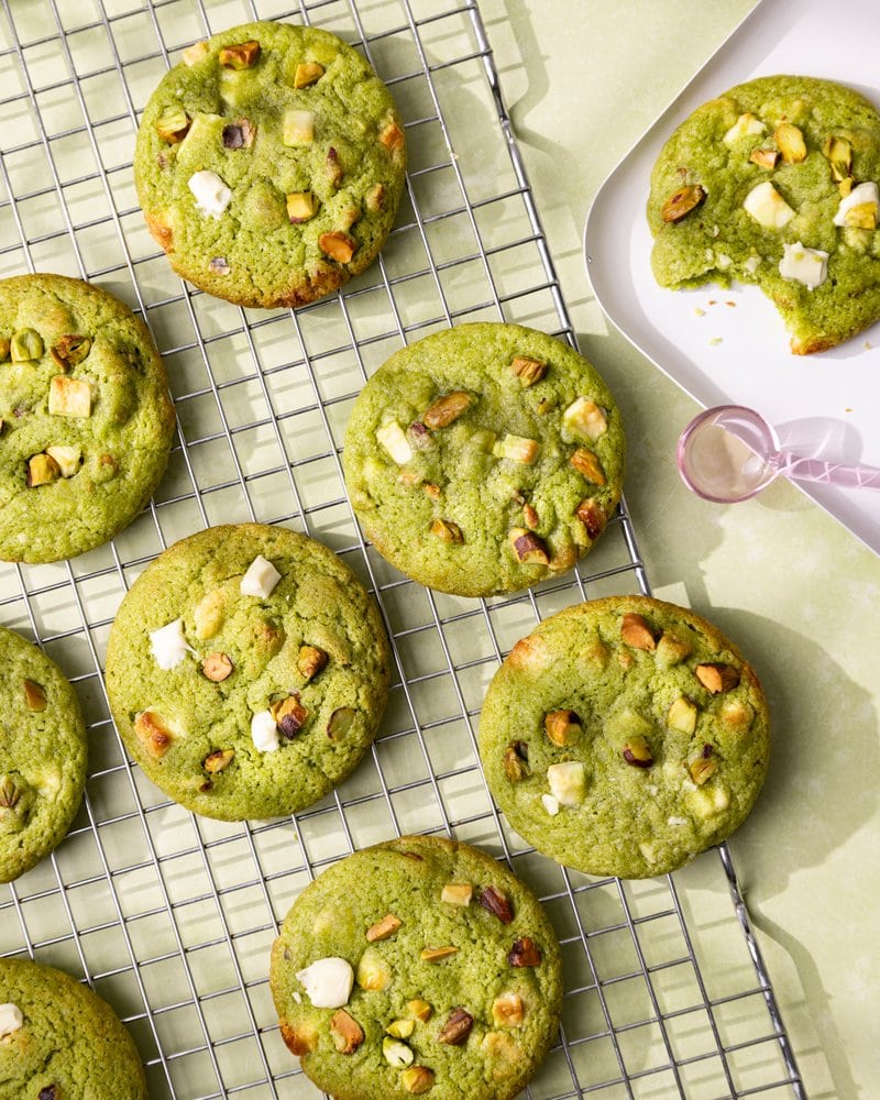 Les cookies maison au thé matcha