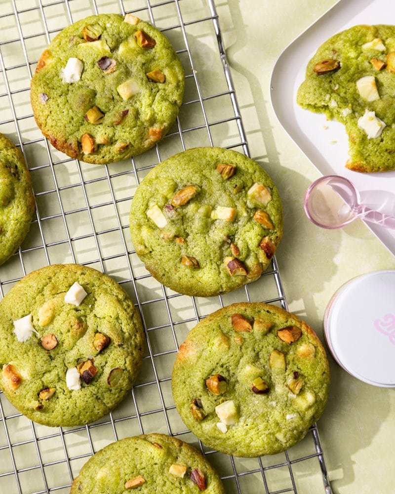 Les cookies maison au thé matcha