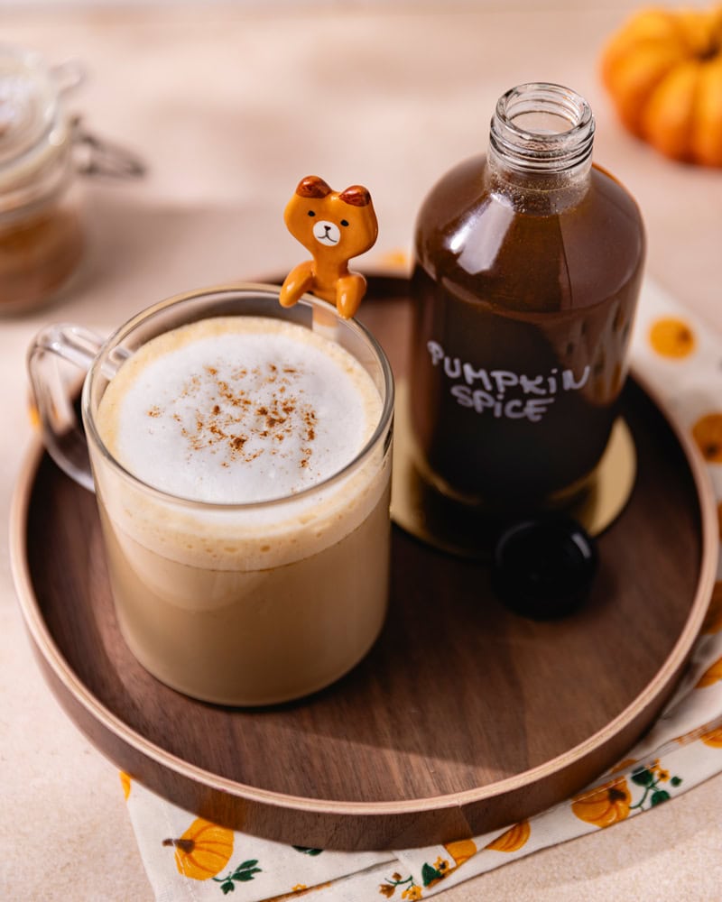 Sirop pumpkin spice et pumpkin spice latte maison