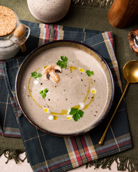 Cosy season : le velouté ultra crémeux aux champignons de Paris !