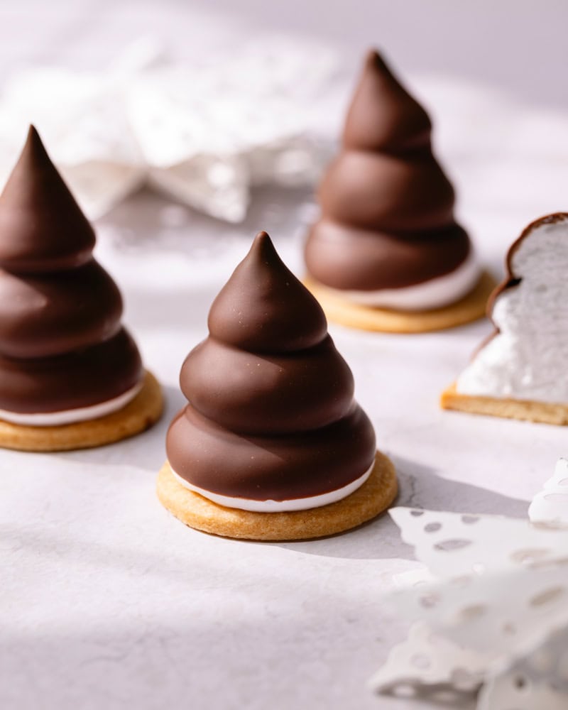 Gourmandises de fêtes : les mélo-cakes revisités façon sapin de Noël !