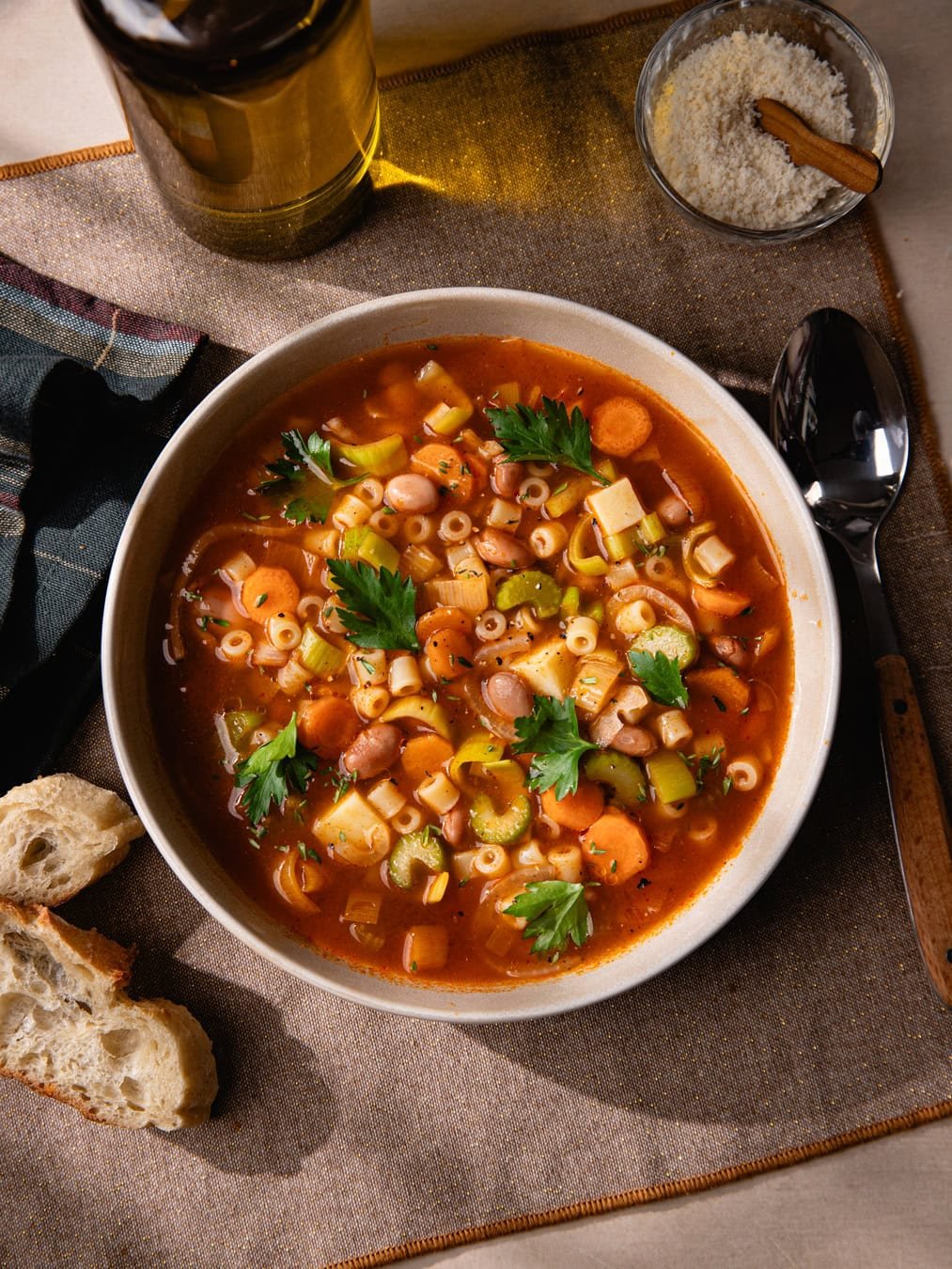Le minestrone italien : une soupe réconfortante pour les soirées d’hiver !