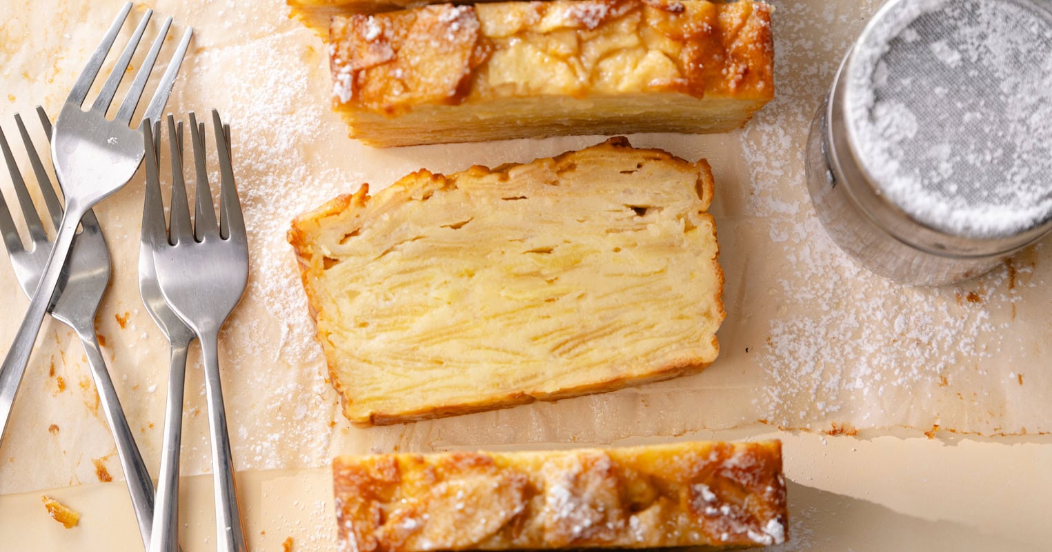 La gâteau invisible aux pommes