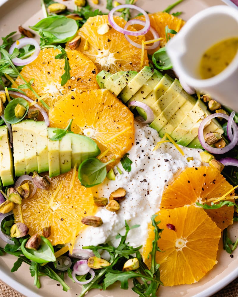 La salade d'oranges sicilienne revisitée : un pur next level ! 2 Assiette de salade d'oranges sicilienne revisitée
