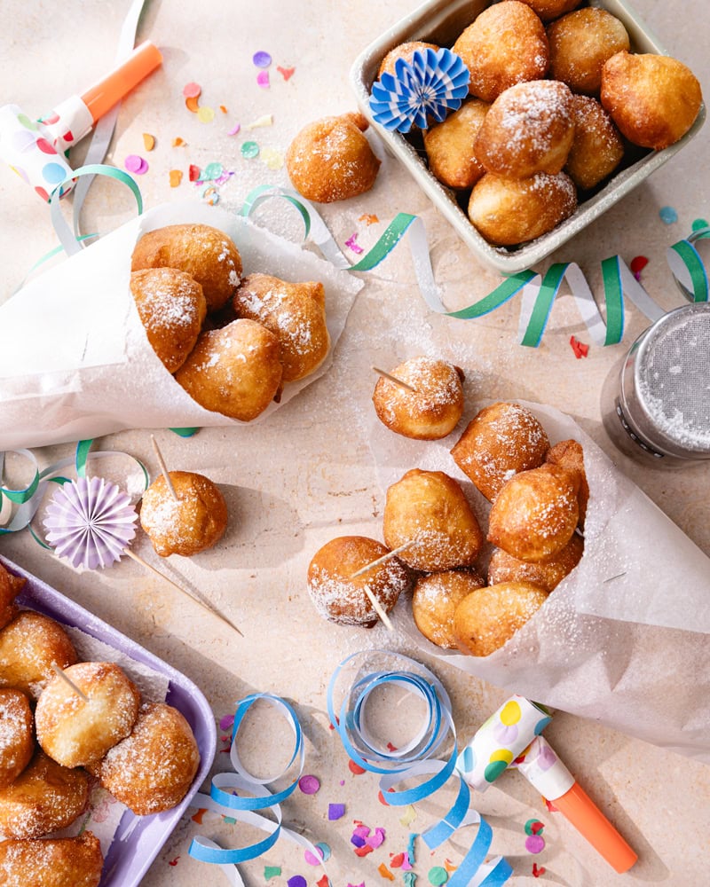 Paquets de smoutebollen les croustillons de foire bruxellois