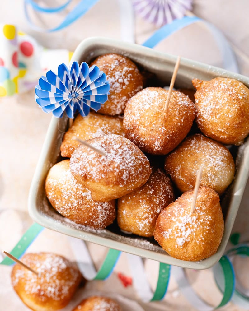 Paquets de smoutebollen les croustillons de foire bruxellois