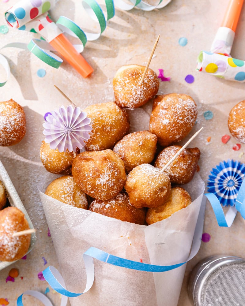 Paquets de smoutebollen les croustillons de foire bruxellois