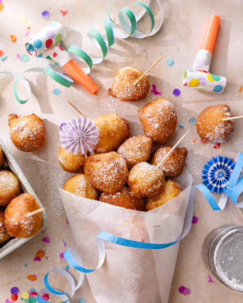 Paquets de smoutebollen les croustillons de foire bruxellois