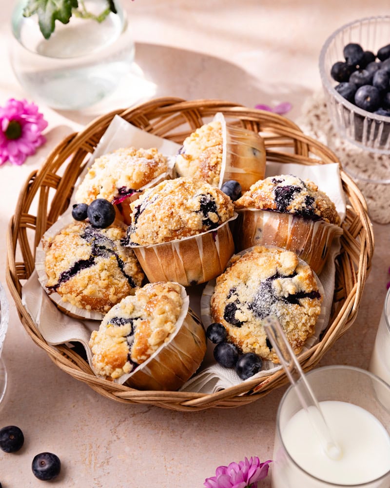 Burrata, fenouil et mandarines : la salade fraîche de fin d’hiver ! 4 Les muffins aux myrtilles