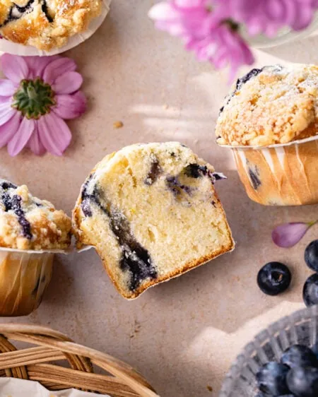 La recette des muffins aux myrtilles (comme dans les coffee shops) !