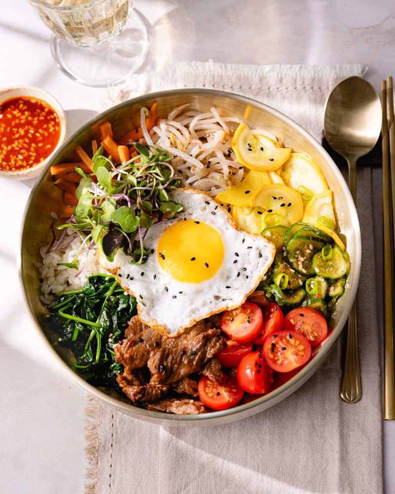 Le bibimbap d’été : une variation de saison du classique coréen !