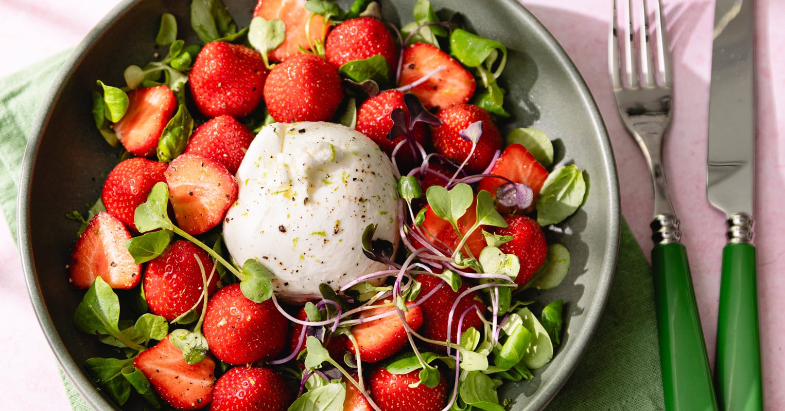 La salade virale fraises-burrata, revisitée pour les foodies ! 10 La salade fraise et burrata