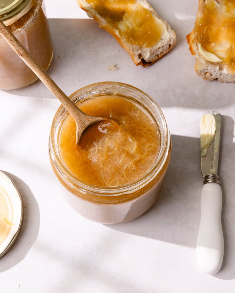 La confiture de rhubarbe maison, rétro et carrément addictive ! 6 Pot de confiture à la rhubarbe maison