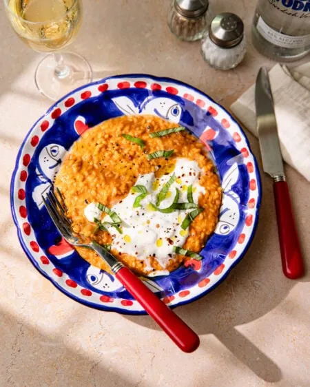 Le risotto à la vodka et burrata : la comfort food sexy et spicy !