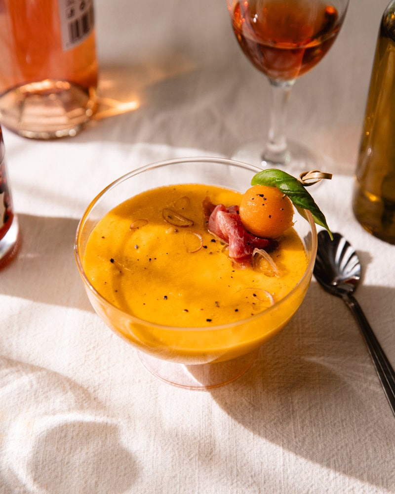 Gaspacho au melon, la soupe froide qui change des classiques !