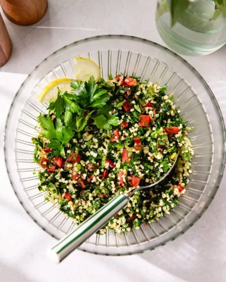 Tabouleh à la libanaise : l&rsquo;authentique taboulé traditionnel !