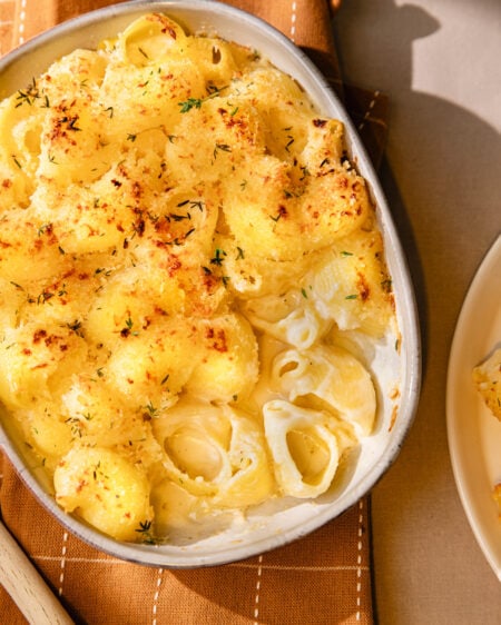 Mac and cheese gratiné au cheddar (comme aux USA, mais en mieux) !