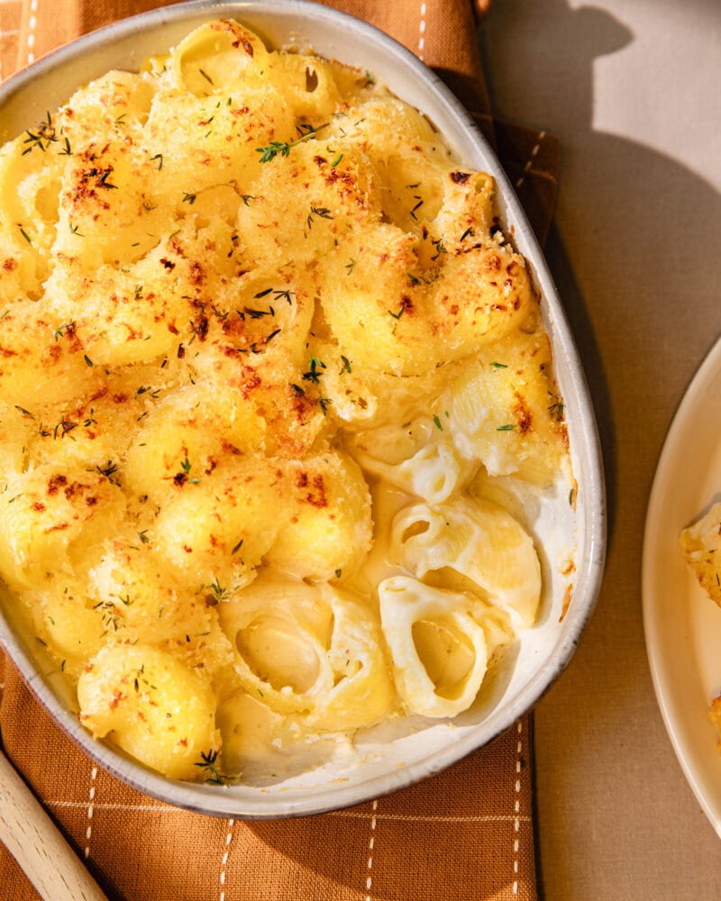 Mac and cheese gratiné au cheddar (comme aux USA, mais en mieux) !