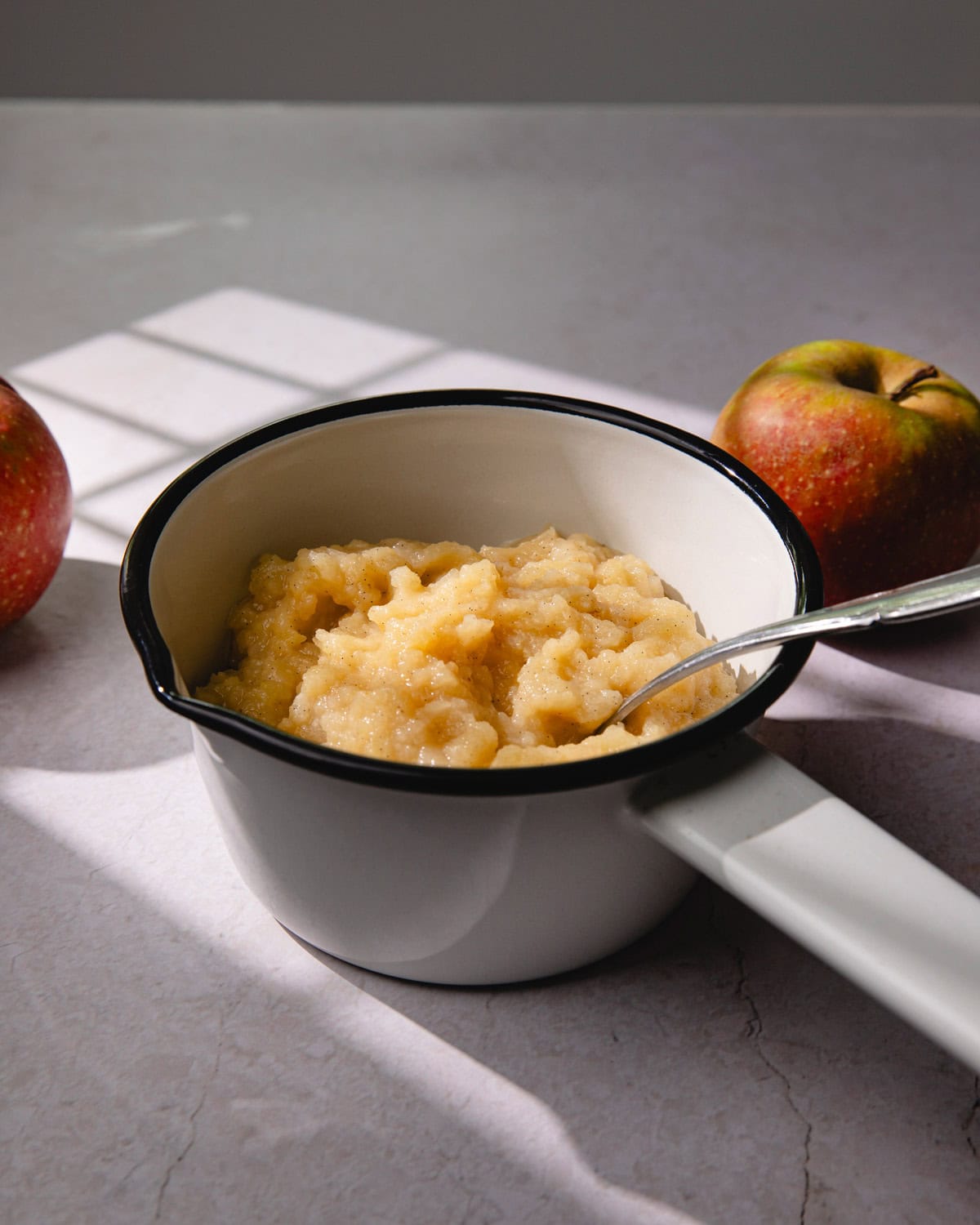 Casserole de compote de pommes maison