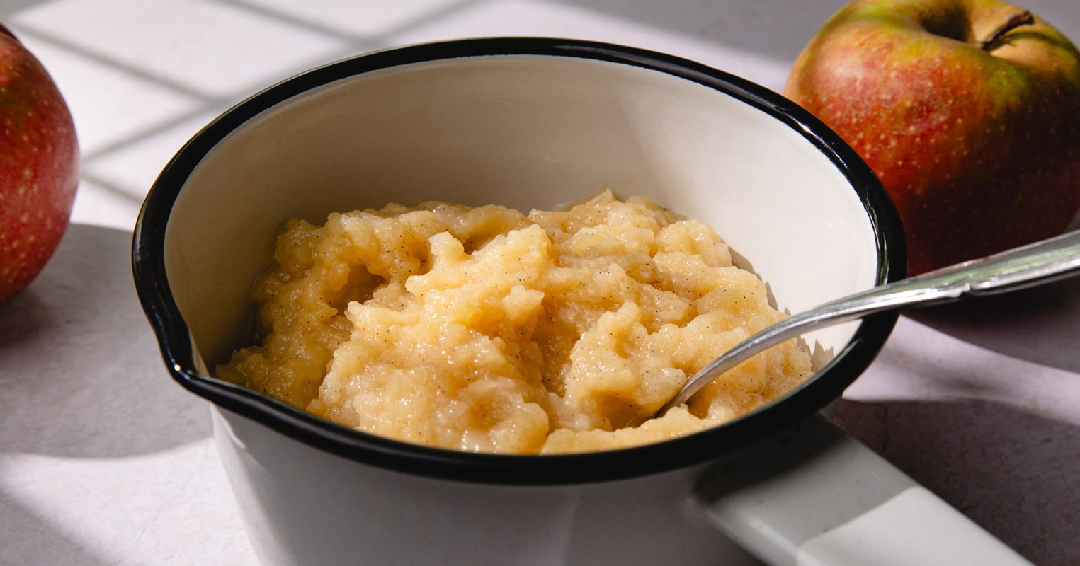 Casserole de compote de pommes maison