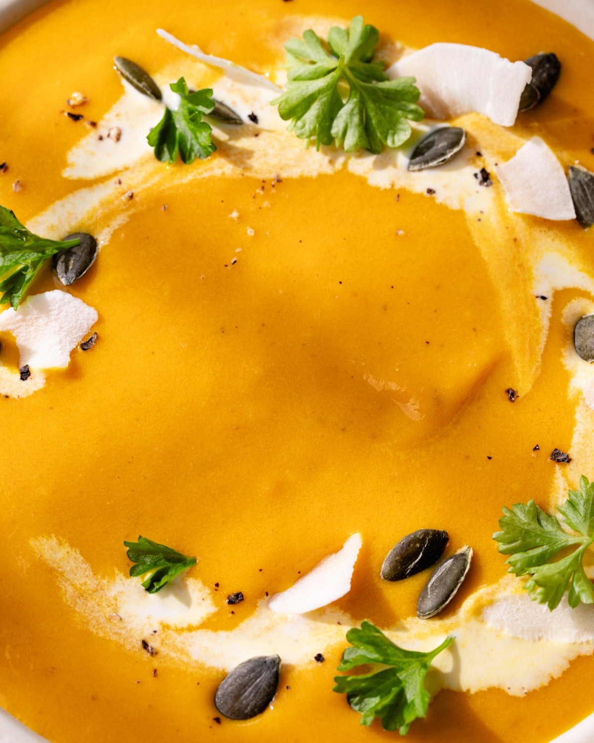 La soupe carottes-curcuma-gingembre