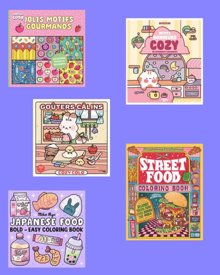 Les meilleurs livres de coloriage adulte pour les foodies !