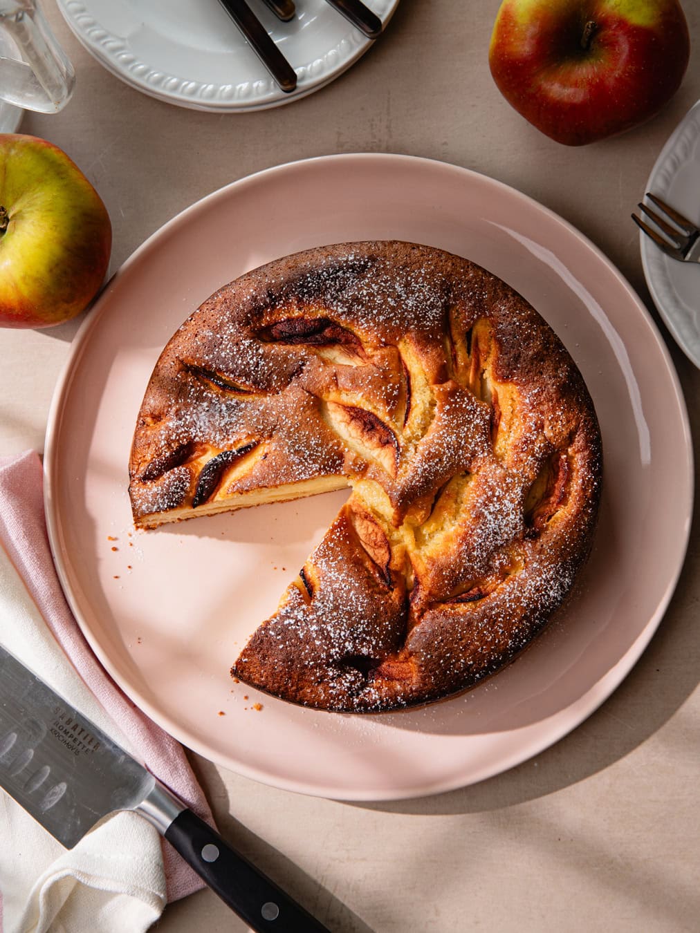 Le cake aux pommes, façon grand-mère