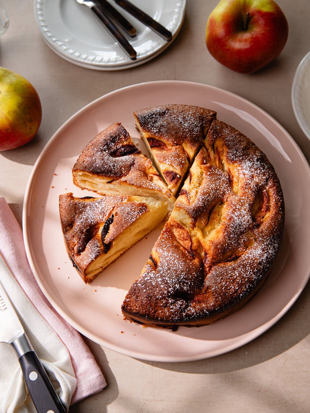 Le cake aux pommes, façon grand-mère