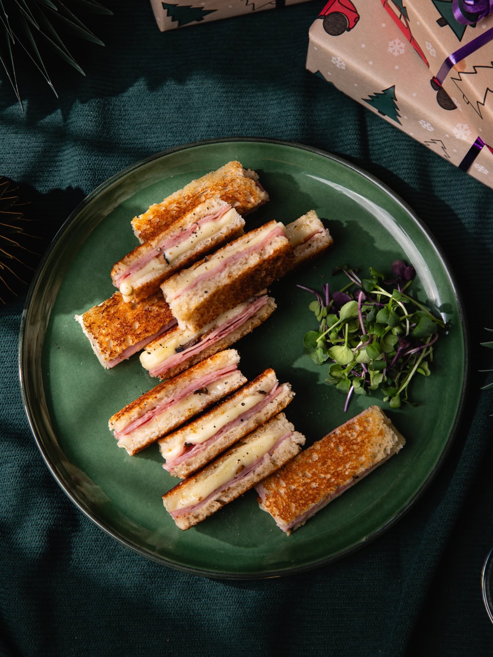 Croques-Monsieur apéro jambon mozzarella et truffes !