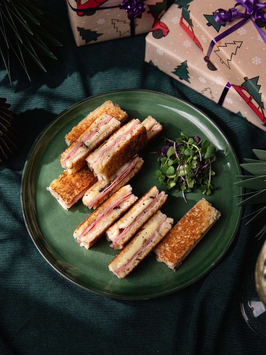 Croques-Monsieur apéro jambon mozzarella et truffes !