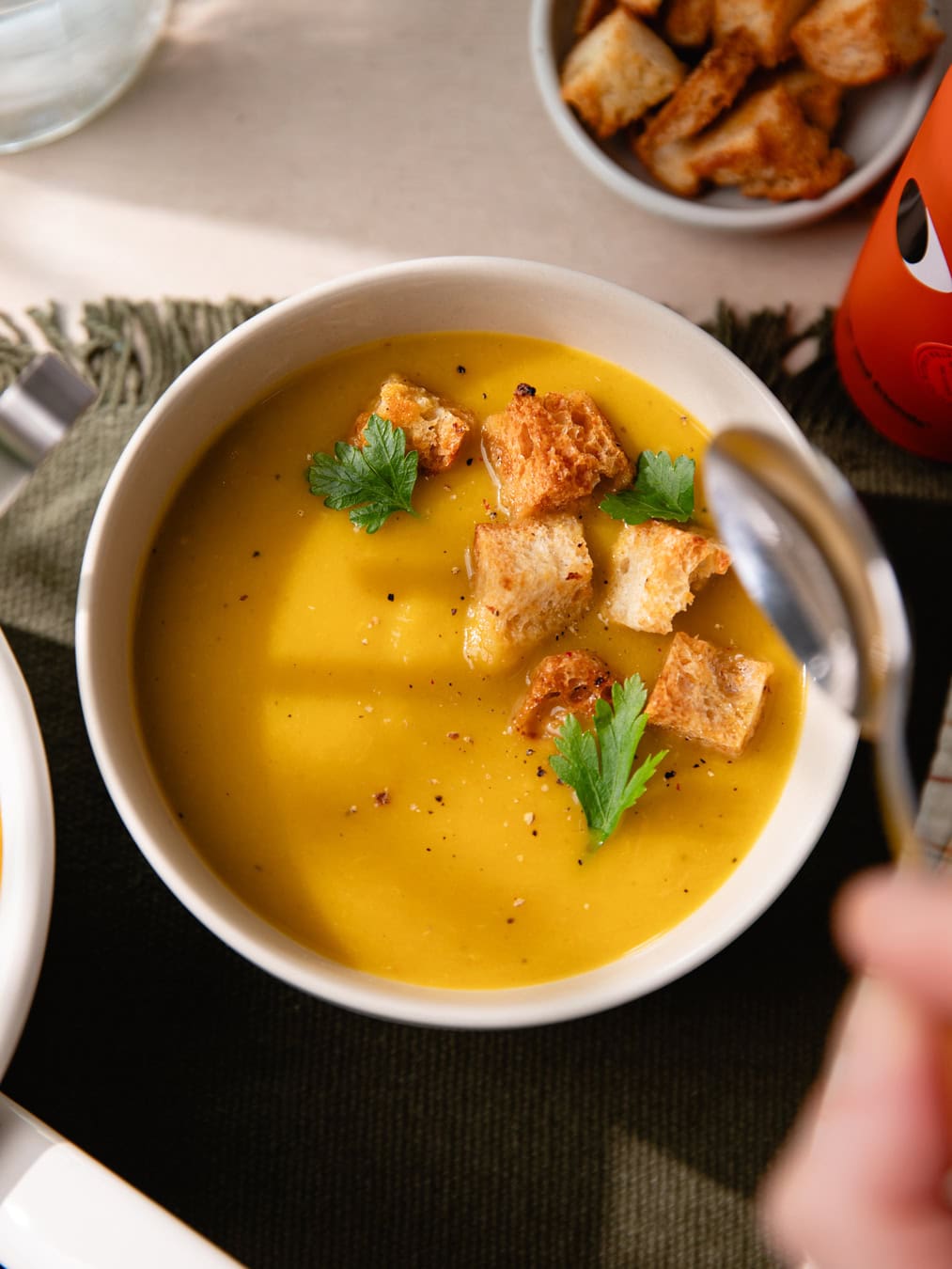 Bol de soupe maison aux 7 légumes